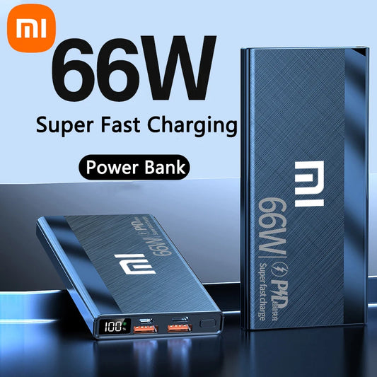 Xiaomi 30000mAh Power Bank Built in Cable Mini PowerBank External Battery Portable Charger For iPhone Samsung Xiaomi Power Banks