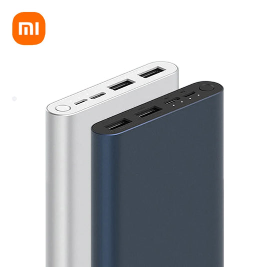 10000mAh Xiaomi Power Bank Portable Quick Charge External Battery USB Type C Two-way 18W QC3.0 Fast Charging Power Banks