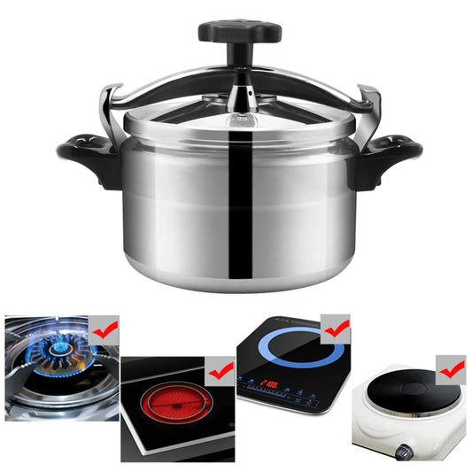 4-9L Aluminum Pressure Cooker Kitchen Appliances for All Cooktops Induction Cookware Outdoor Camp Restaurant Household Kitchen